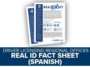 REAL ID Fact Sheet (Spanish)